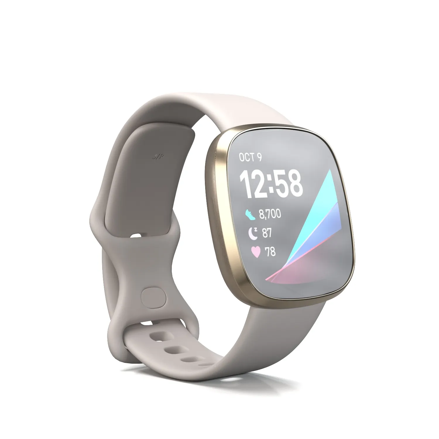 Fitbit Versa 2 Smartwatch PBR 3D Model_01